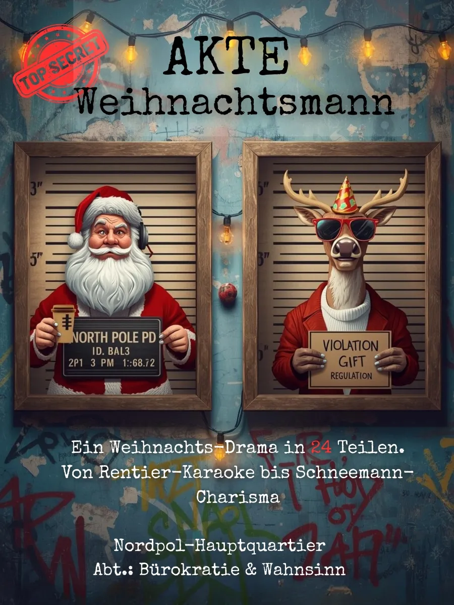 Lustiges Weihnachtsbuch für Erwachsene – Akte Weihnachtsmann