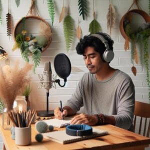 { "meta_title": "Podcasts als effektiver Marketingkanal", "meta_description": "Podcasts revolutionieren Marketingstrategien. Erfahren Sie, wie Audioformate Ihre Zielgruppe erreichen und binden.", "keywords": "Podcasts, Marketingkanal, Zielgruppenbindung, Audioformate, Markenbotschaft", "slug": "podcasts-marketingkanal-einstieg-strategie", "og_title": "Entdecken Sie die Kraft von Podcasts im Marketing!", "og_description": "Erfahren Sie, wie Podcasts Ihre Marketingstrategie revolutionieren und die Verbindung zu Ihrer Zielgruppe vertiefen können.", "h2": "Wie Unternehmen Podcasts strategisch als Marketinginstrument nutzen können", "image_prompt": "A cozy workspace with a microphone and headphones, surrounded by nature-inspired decor, evoking a sense of creativity and connection." }