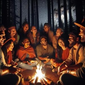 { "meta_title": "Storytelling im Marketing: Deine Marke im Kopf behalten", "meta_description": "Storytelling im Marketing weckt Emotionen und schafft Vertrauen. Erfahre, wie du deine Marke durch Geschichten unvergesslich machst.", "keywords": "Storytelling, Marketing, Markenbindung, emotionale Geschichten, Marketingstrategie", "slug": "storytelling-marketing", "og_title": "Entdecke die Kraft des Storytellings für deine Marke!", "og_description": "Lerne, wie Storytelling im Marketing deine Marke zum Leben erweckt und emotionale Verbindungen schafft. Mach deine Geschichte unvergesslich!", "h2": "Die Bedeutung von Storytelling für das Marketing deiner Marke", "image_prompt": "A captivating scene of diverse people engaging in storytelling around a warm campfire, with expressions of joy and connection, in a cozy, outdoor setting." }