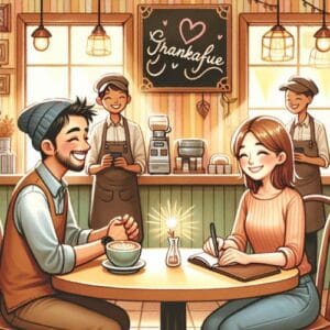 { "meta_title": "Branding - Entwickeln Sie Ihre erfolgreiche Marke", "meta_description": "Branding ist entscheidend für den Geschäftserfolg. Erfahren Sie, wie Sie Ihre Marke strategisch aufbauen und pflegen.", "keywords": "Branding, Markenentwicklung, Markenidentität, Markenwert, Wiedererkennung", "slug": "branding-marke-entwickeln", "og_title": "Entwickeln Sie eine starke Marke mit emotionalem Branding", "og_description": "Entdecken Sie die Kunst des Brandings und bringen Sie Ihre Marke zum Strahlen! Lernen Sie Strategien, um sich von der Konkurrenz abzuheben.", "h2": "Die wichtigsten Schritte zur erfolgreichen Markenentwicklung", "image_prompt": "A cozy and inviting café with warm colors and friendly staff, a handwritten note on a table expressing gratitude, evoking a sense of connection and warmth." }