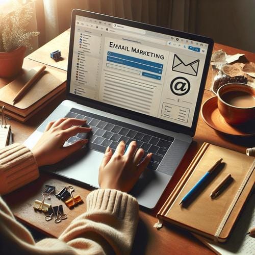 { "meta_title": "E-Mail-Marketing starten: Schritt-für-Schritt-Anleitung", "meta_description": "E-Mail-Marketing einfach erklärt! Erfahren Sie, wie Sie Ihre erste Kampagne erstellen und erfolgreich umsetzen können.", "keywords": "E-Mail-Marketing, Kampagne starten, Abonnentenliste, Kundenbindung, Marketingstrategien", "slug": "email-marketing-starten", "og_title": "Starten Sie Ihre E-Mail-Marketing-Reise erfolgreich!", "og_description": "Lernen Sie, wie Sie Ihre erste E-Mail-Marketing-Kampagne aufbauen und umsetzen. Entdecken Sie wertvolle Tipps für den Erfolg!", "h2": "Schritte zur erfolgreichen Umsetzung Ihrer ersten E-Mail-Marketing-Kampagne", "image_prompt": "A cozy and inviting workspace, with a laptop open to an email marketing platform, surrounded by notebooks and a warm cup of coffee, capturing a sense of inspiration and creativity." }