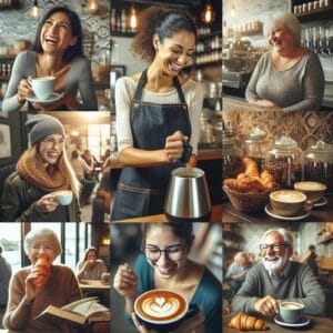 { "meta_title": "Humor in der Markenkommunikation: Menschlicher werden", "meta_description": "Humor macht Marken menschlicher. Entdecke, wie du mit witziger Kommunikation deine Zielgruppe erreichst und stärkere Bindungen schaffst.", "keywords": "Humor, Markenkommunikation, Kundenbindung, Zielgruppe, Marketingstrategie", "slug": "humor-in-der-markenkommunikation", "og_title": "Wie Humor deine Marke menschlicher macht", "og_description": "Entdecke die Kraft des Humors in der Markenkommunikation. Lerne, wie du witzige Inhalte nutzen kannst, um deine Zielgruppe zu begeistern.", "h2": "So gelingt es dir, deine Marke mit Humor menschlicher zu gestalten", "image_prompt": "A warm coffee shop scene with a friendly barista making coffee, inviting atmosphere, light laughter in the air, diverse group of people enjoying their morning drinks." }