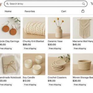 5 häufige Fehler bei Etsy-Listings vermeiden Etsy-Listings, Fehler vermeiden, Produktbeschreibung, Fotos, SEO, Preisgestaltung