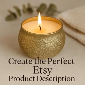 Die perfekte Etsy-Produktbeschreibung schreiben Etsy Produktbeschreibung, Verkaufsstarke Texte, SEO Tipps, Etsy SEO, Zielgruppe kennenlernen