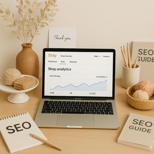 Etsy SEO: Steigere deine Sichtbarkeit jetzt Etsy SEO, Verbesserung Ranking, Sichtbarkeit Etsy, Produkte optimieren, Etsy SEO Tipps