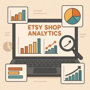 Etsy-Analytics: Shop-Daten optimal nutzen Etsy-Analytics, Shop-Daten, Conversion-Rate, Besucherquellen, Umsatzentwicklung