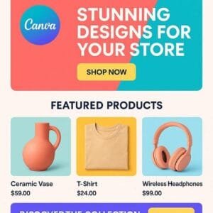 Optimize Your Shopify Design with Canva Shopify design, Canva, visual assets, e-commerce, graphic design